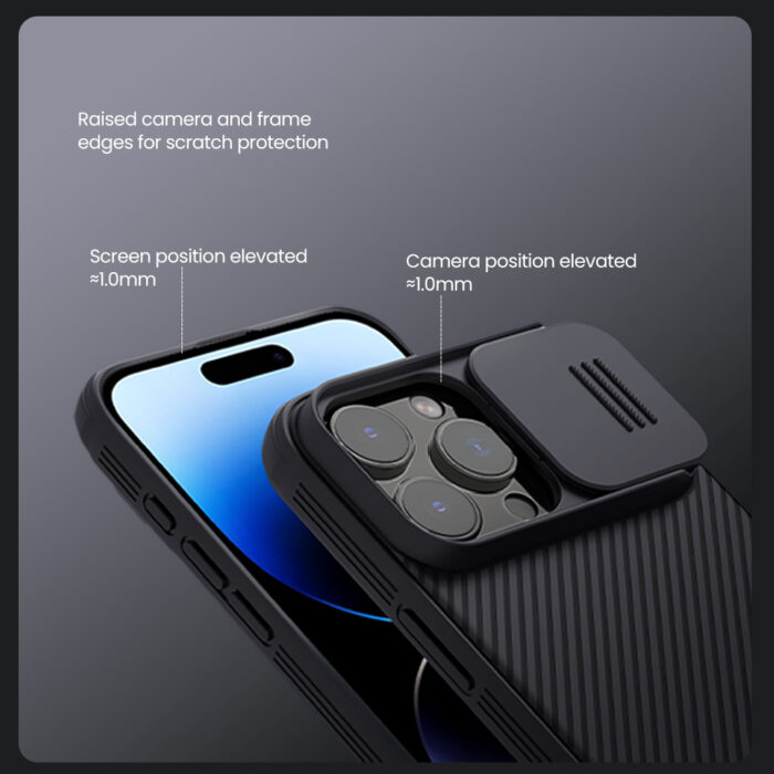 Калъф от Nillkin CamShield PRO Magnetic Hard Case за Apple iPhone 16 Pro Max Black - Image 5