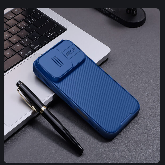 Калъф от Nillkin CamShield PRO Hard Case за Apple iPhone 16 Pro Blue - Image 8