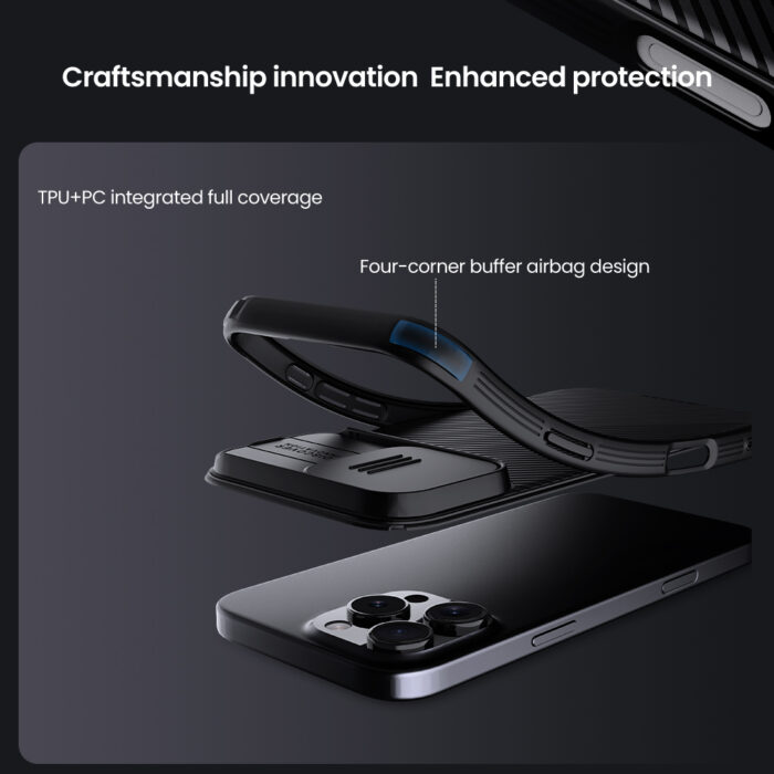Калъф от Nillkin CamShield PRO Hard Case за Apple iPhone 16 Pro Dark Green - Image 5