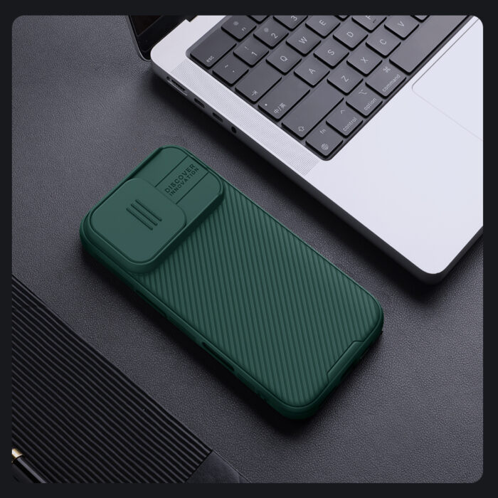 Калъф от Nillkin CamShield PRO Hard Case за Apple iPhone 16 Pro Dark Green - Image 8