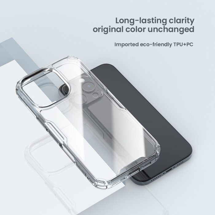 Калъф от Nillkin Nature TPU PRO Cover за Apple iPhone 16 Pro Transparent - Image 7