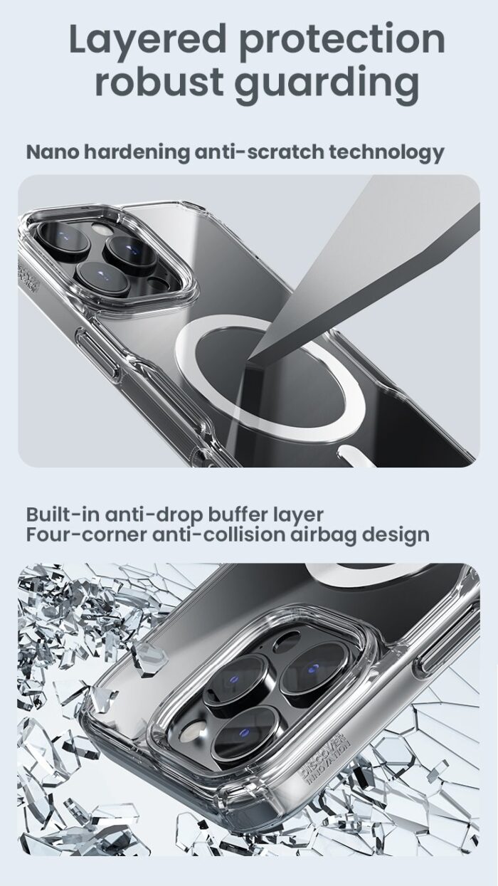 Калъф от Nillkin Nature TPU PRO Magnetic Cover за Apple iPhone 16 Pro Max Transparent - Image 7