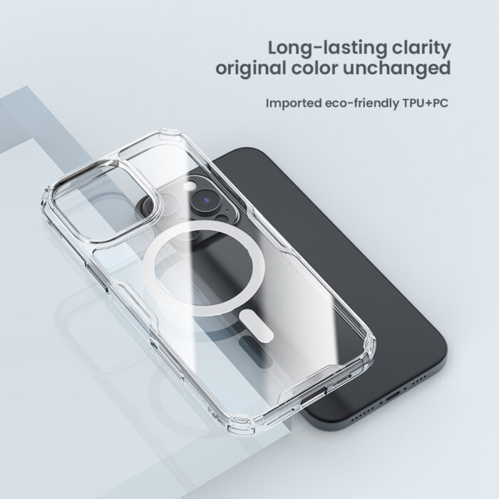 Калъф от Nillkin Nature TPU PRO Magnetic Cover за Apple iPhone 16 Pro Transparent - Image 8