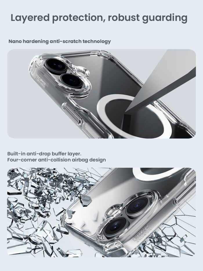 Калъф от Nillkin Nature TPU PRO Magnetic Cover за Apple iPhone 16 Transparent - Image 7