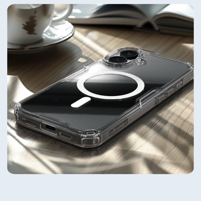 Калъф от Nillkin Nature TPU PRO Magnetic Cover за Apple iPhone 16 Transparent - Image 9