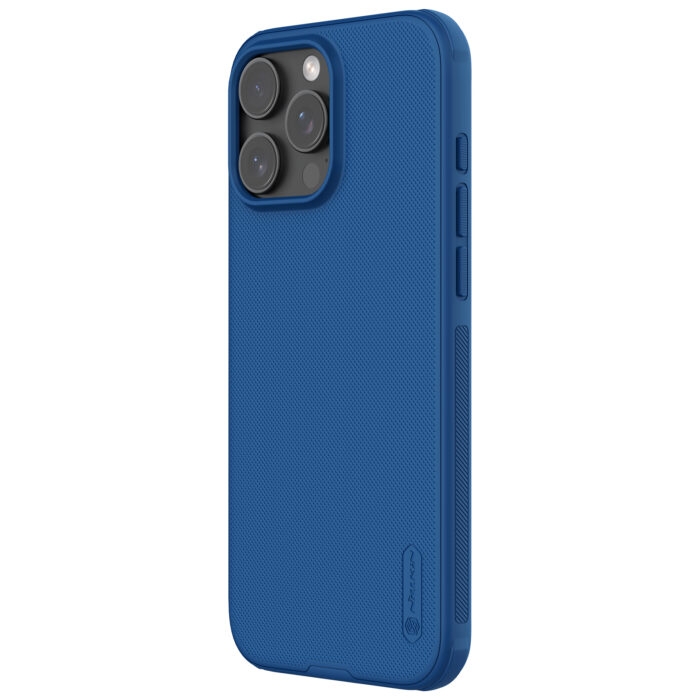 Калъф от Nillkin Super Frosted PRO Magnetic Back Cover for Apple iPhone 16 Pro Max Blue - Image 2