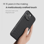 Калъф от Nillkin Super Frosted PRO Magnetic Back Cover for Apple iPhone 16 Pro Max Blue - Image 5