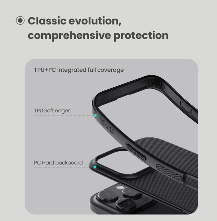 Калъф от Nillkin Super Frosted PRO Magnetic Back Cover for Apple iPhone 16 Pro Max Blue - Image 6
