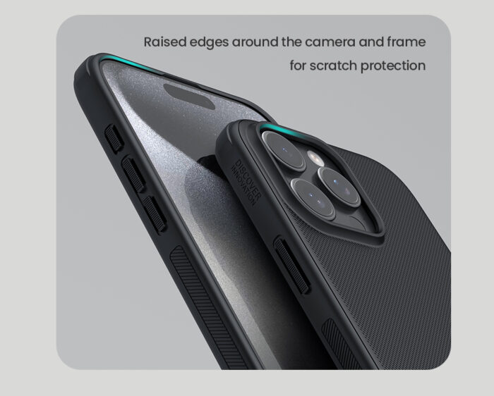 Калъф от Nillkin Super Frosted PRO Magnetic Back Cover for Apple iPhone 16 Pro Max Blue - Image 7