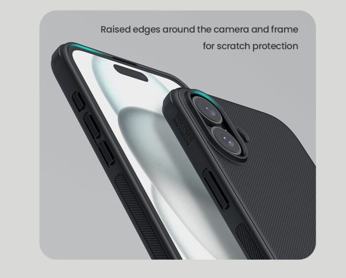 Калъф от Nillkin Super Frosted PRO Back Cover за Apple iPhone 16 Black - Image 5