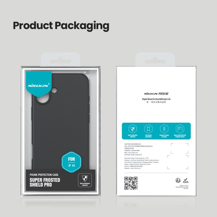 Калъф от Nillkin Super Frosted PRO Back Cover for Apple iPhone 16 Dark Green - Image 7