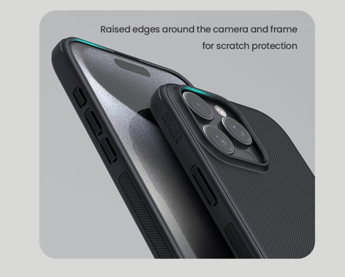 Калъф от Nillkin Super Frosted PRO Back Cover за Apple iPhone 16 Pro Dark Green - Image 5