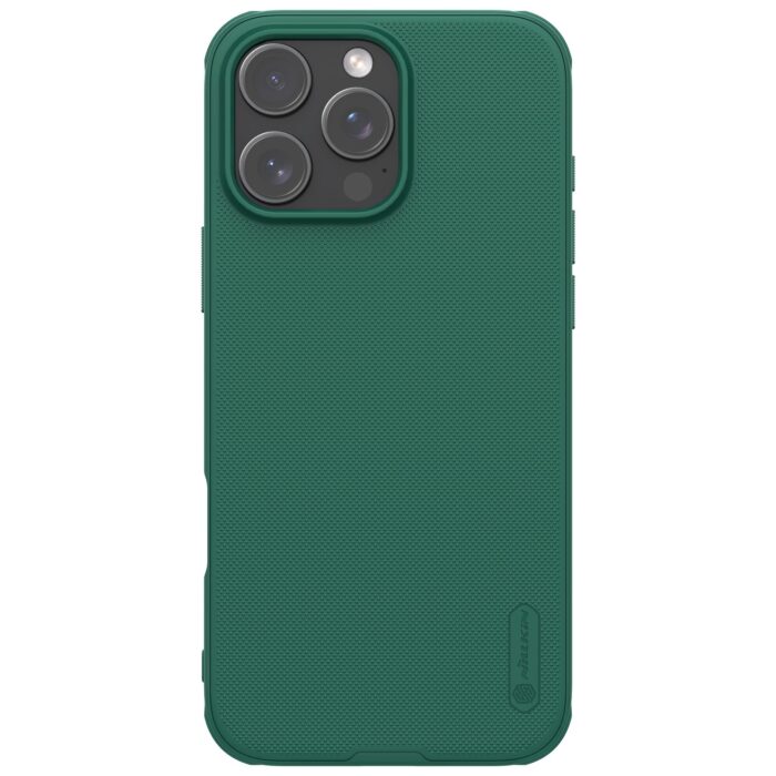 Калъф от Nillkin Super Frosted PRO Back Cover за Apple iPhone 16 Pro Dark Green - Image 1