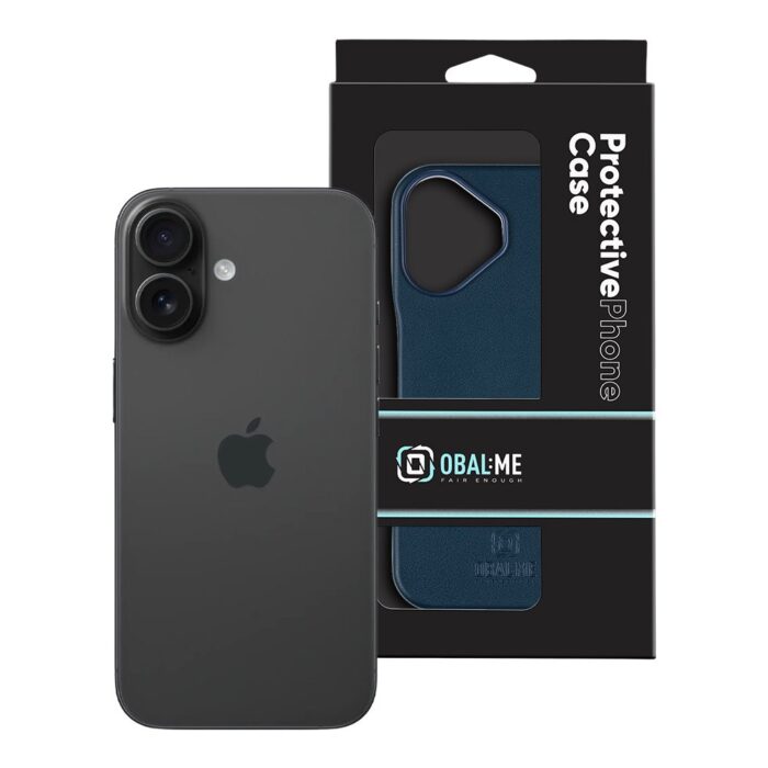 Калъф от OBAL:ME LeatherTanga Cover for Apple iPhone 16 Blue - Image 4