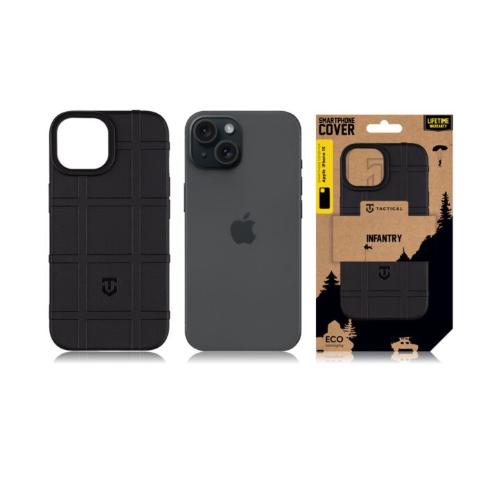 Калъф от Tactical Infantry Cover за  Apple iPhone 15 Black - Image 3