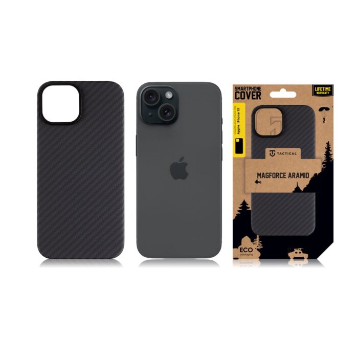 Калъф от Tactical MagForce Aramid Cover за Apple iPhone 15 Black - Image 4