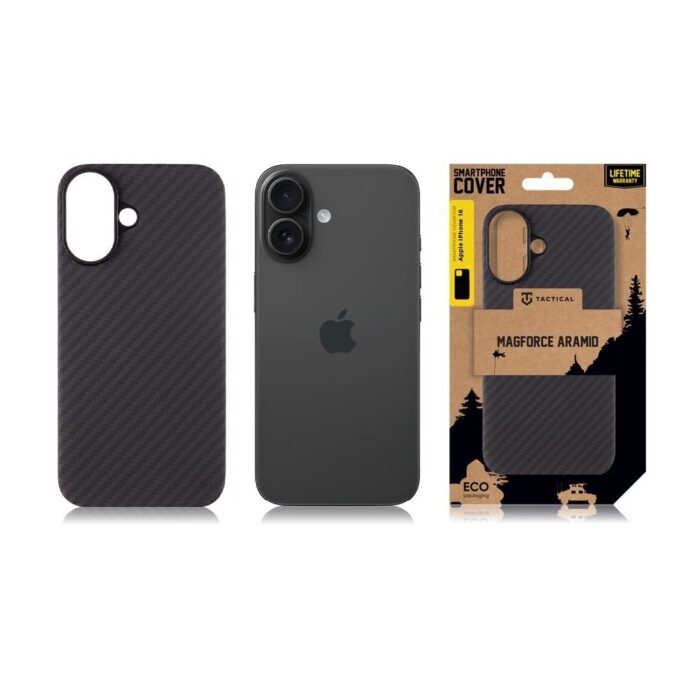 Калъф от Tactical MagForce Aramid Cover за Apple iPhone 16 Black - Image 4