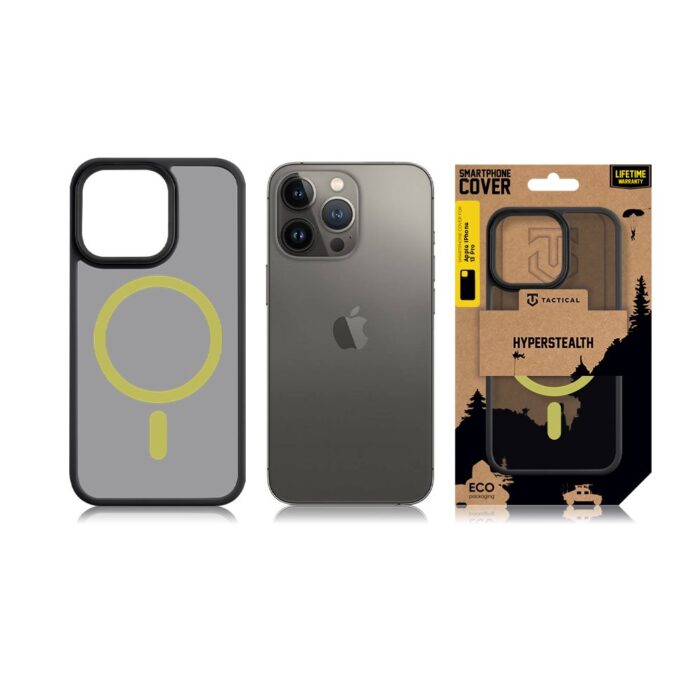 Калъф от Tactical MagForce Hyperstealth 2.0 Cover for iPhone 13 Pro Black/Yellow - Image 3