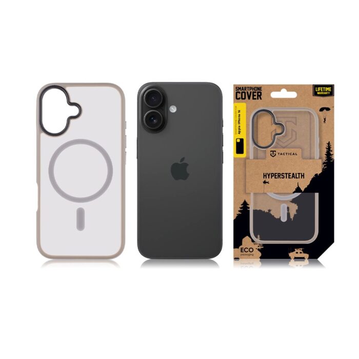 Калъф от Tactical MagForce Hyperstealth Cover за iPhone 16 Light Grey - Image 3
