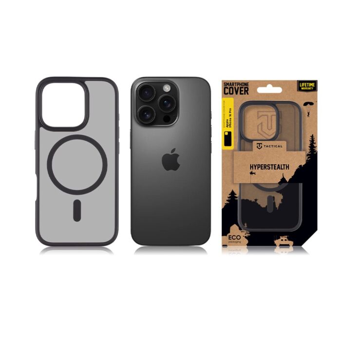 Калъф от Tactical MagForce Hyperstealth Cover за iPhone 16 Pro Asphalt - Image 3