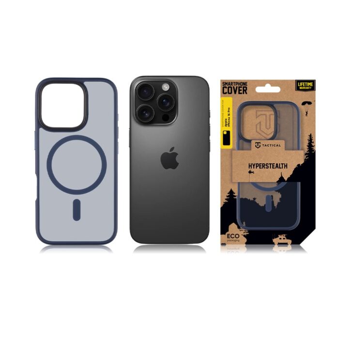 Калъф от Tactical MagForce Hyperstealth Cover за iPhone 16 Pro Deep Blue - Image 3