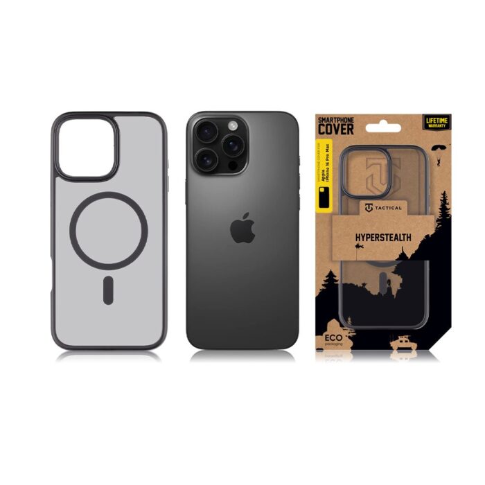 Калъф от Tactical MagForce Hyperstealth Cover за iPhone 16 Pro Max Asphalt - Image 3