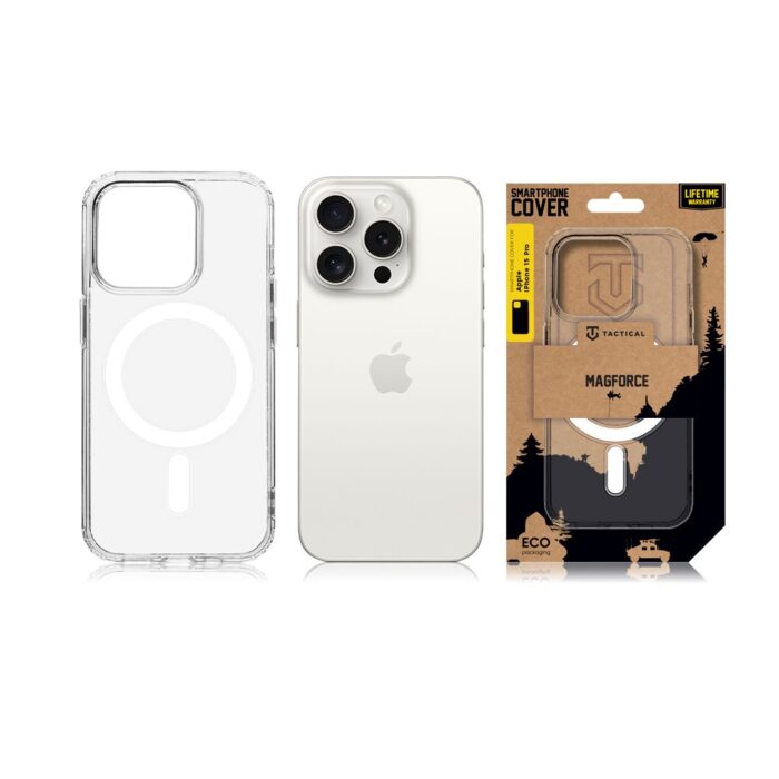 Калъф от Tactical MagForce Cover за Apple iPhone 15 Pro Transparent - Image 3
