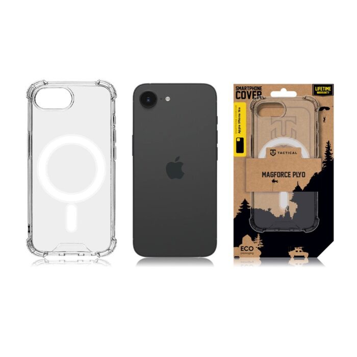 Калъф от 
Tactical MagForce Plyo Cover за Apple iPhone 16e Transparent - Image 3