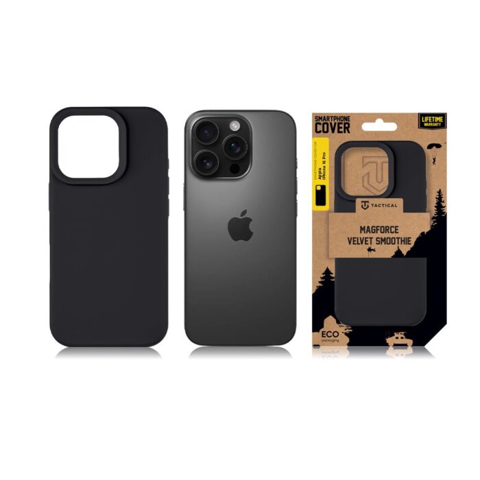 Калъф от Tactical MagForce Velvet Smoothie Cover за Apple iPhone 16 Pro Asphalt - Image 5