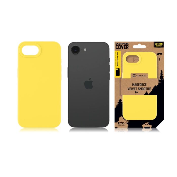 Калъф от 
Tactical MagForce Velvet Smoothie Cover за Apple iPhone 16e Banana - Image 5