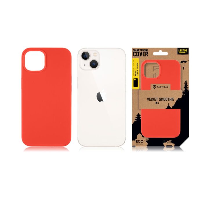 Калъф Tactical Velvet Smoothie Cover for Apple iPhone 13 mini Chilli - Image 3