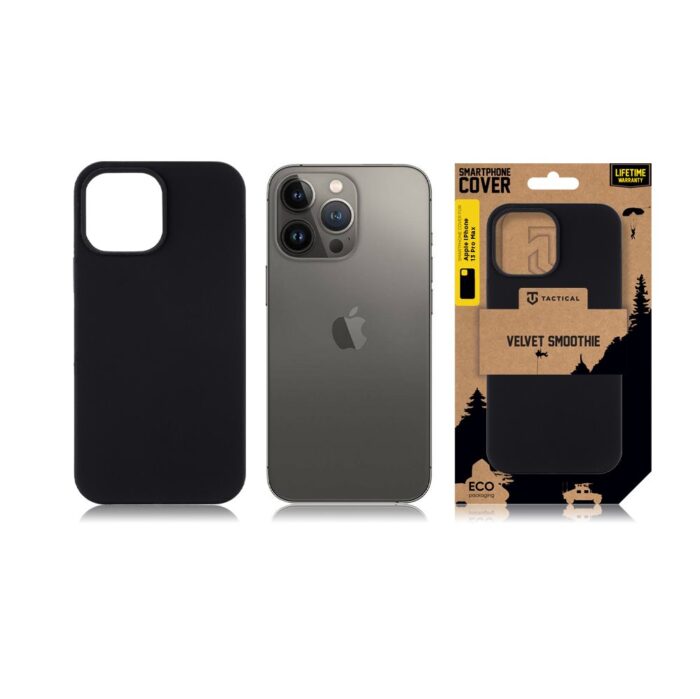 Калъф Tactical Velvet Smoothie Cover for Apple iPhone 13 Pro Max Asphalt - Image 3