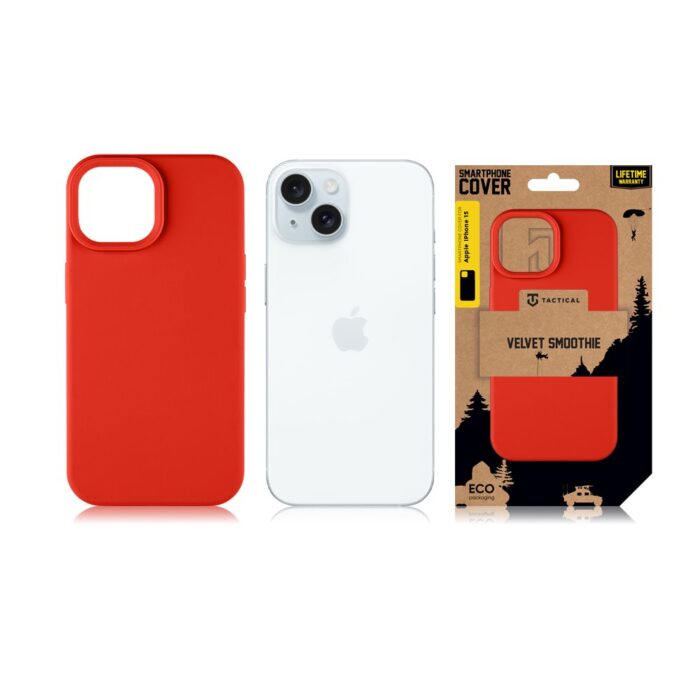 Калъф от Tactical Velvet Smoothie Cover за Apple iPhone 15 Chilli - Image 3