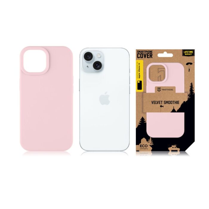 Калъф от Tactical Velvet Smoothie Cover за Apple iPhone 15 Pink Panther - Image 3