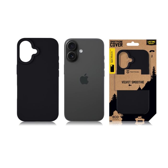 Калъф от Tactical Velvet Smoothie Cover за Apple iPhone 16 Asphalt - Image 4