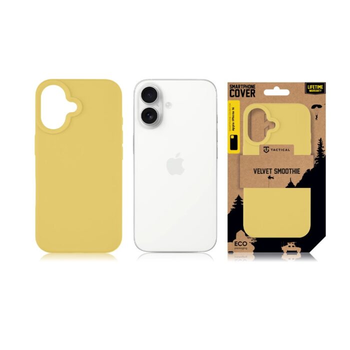 Калъф от Tactical Velvet Smoothie Cover за Apple iPhone 16 Banana - Image 4