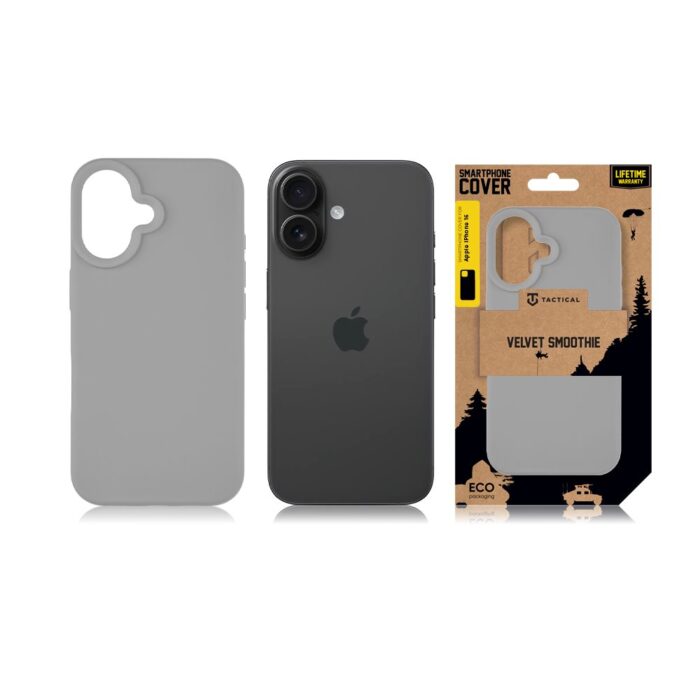 Калъф от Tactical Velvet Smoothie Cover за Apple iPhone 16 Foggy - Image 4
