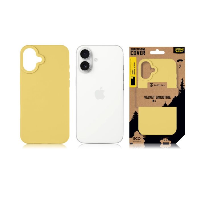 Калъф от Tactical Velvet Smoothie Cover за Apple iPhone 16 Plus Banana - Image 4