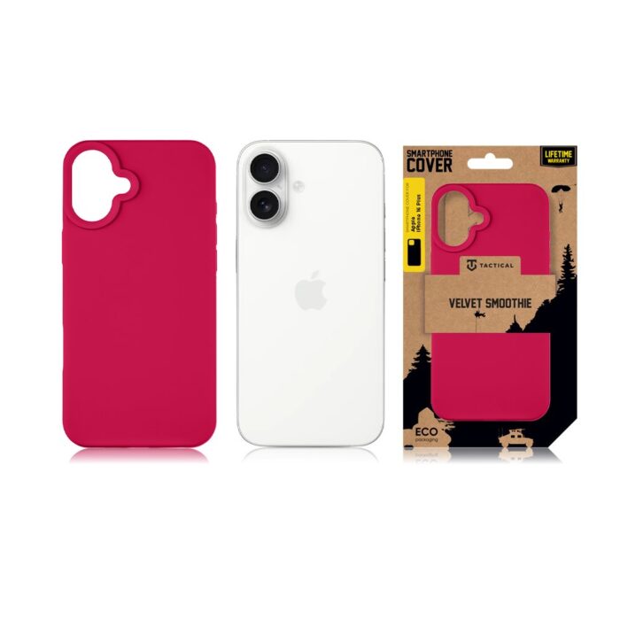 Калъф от Tactical Velvet Smoothie Cover за Apple iPhone 16 Plus Sangria - Image 4