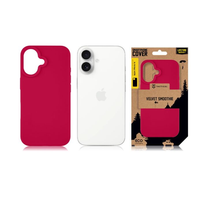 Калъф от Tactical Velvet Smoothie Cover за Apple iPhone 16 Sangria - Image 4