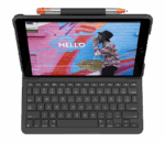 Калъф Logitech Slim Folio за iPad 10.2 inch (7th gen) - Black (UK) - Image 3