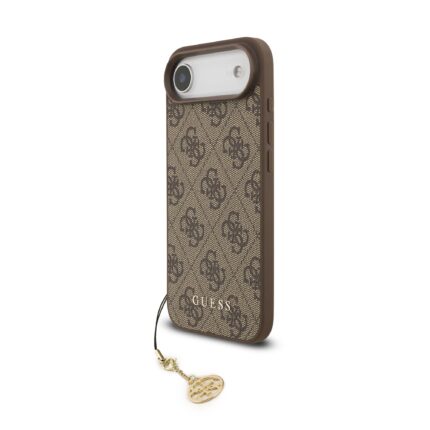 Калъф от
Guess 4G Charm Case за iPhone 17 Air Tone on Tone Brown