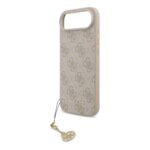 Калъф от 
Guess 4G Charm Case за iPhone 17 Air Tone on Tone Pink - Image 4