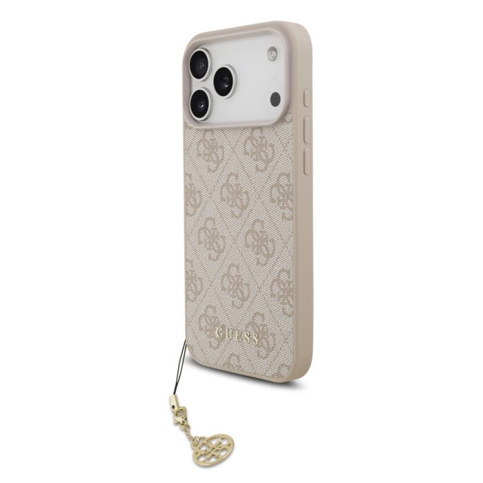 Калъф от 
Guess 4G Charm Case за iPhone 17 Pro Max Tone on Tone Pink - Image 1