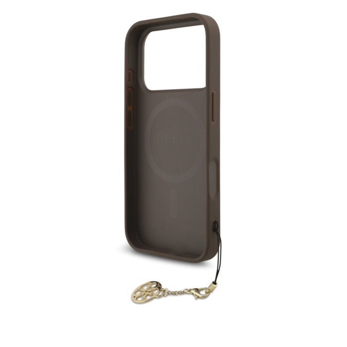 Калъф от 
Guess 4G Charm Case за iPhone 17 Pro Tone on Tone Brown - Image 5