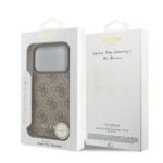Калъф от 
Guess 4G Charm Case за iPhone 17 Pro Tone on Tone Brown - Image 6