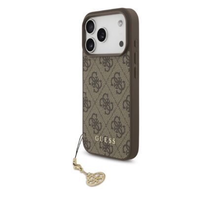 Калъф от
Guess 4G Charm Case за iPhone 17 Pro Tone on Tone Brown