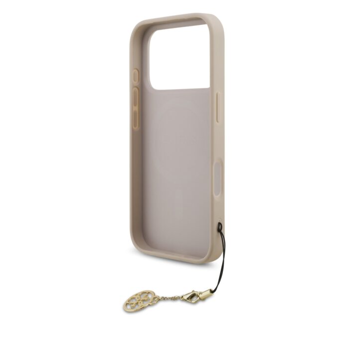 Калъф от 
Guess 4G Charm Case за iPhone 17 Pro Tone on Tone Pink - Image 5