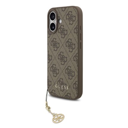 Калъф от
Guess 4G Charm Case за iPhone 17 Tone on Tone Brown