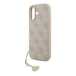 Калъф от 
Guess 4G Charm Case за iPhone 17 Tone on Tone Pink - Image 4